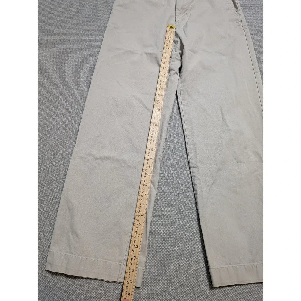 Banana Republic Mens Pants Khaki 33x32 Twill Breathable Pockets Regular Chinos